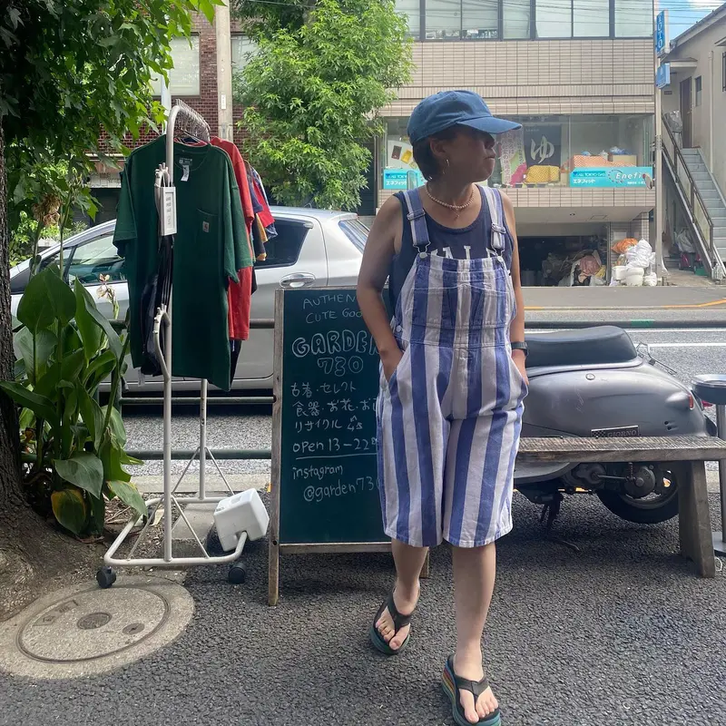 USED]OLD GAP ショート丈オーバーオール | garden730