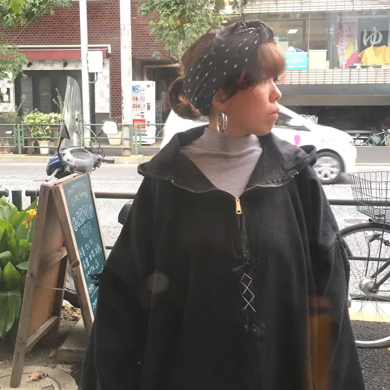 USED] vintage フェルトプルオーバーコート | garden730