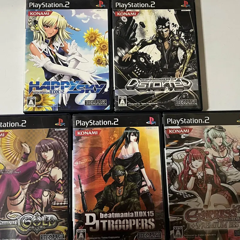 PS2】ビートマニアⅡDXシリーズフルセット+専用コントローラ（中古