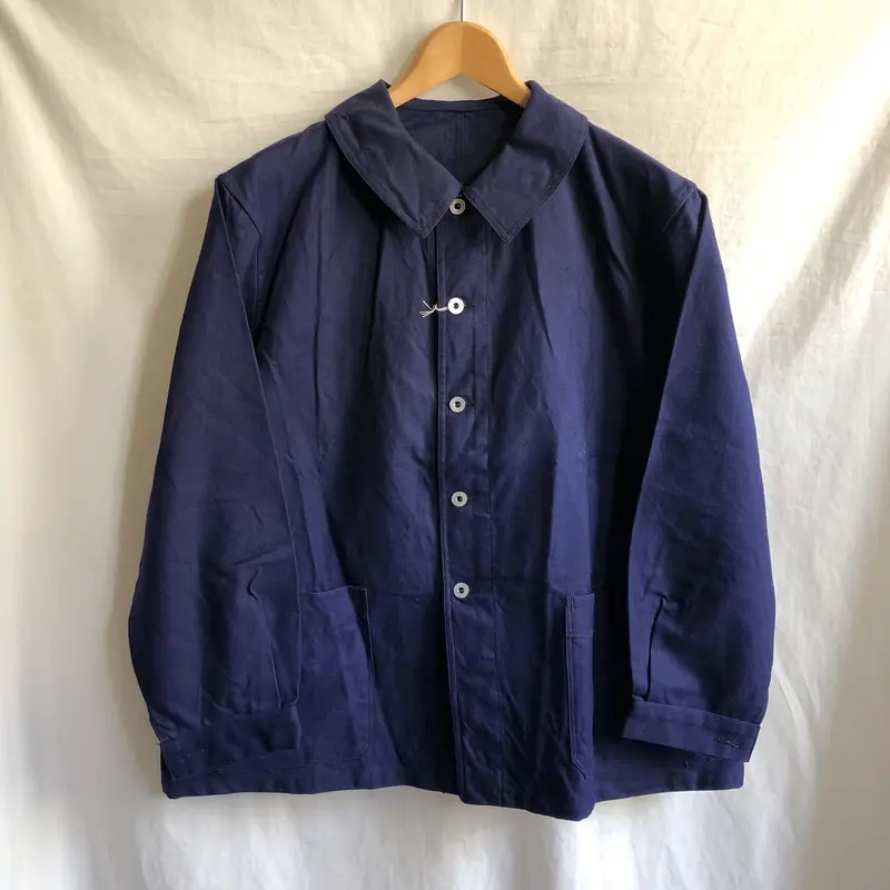50's French Military Metal Buttons Work Jacket
