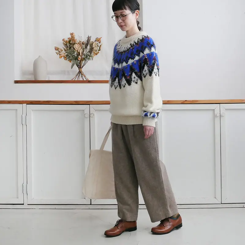 COOHEM| コーヘン | NORDIC KNIT SWEATER｜ノルディックニットセータ...