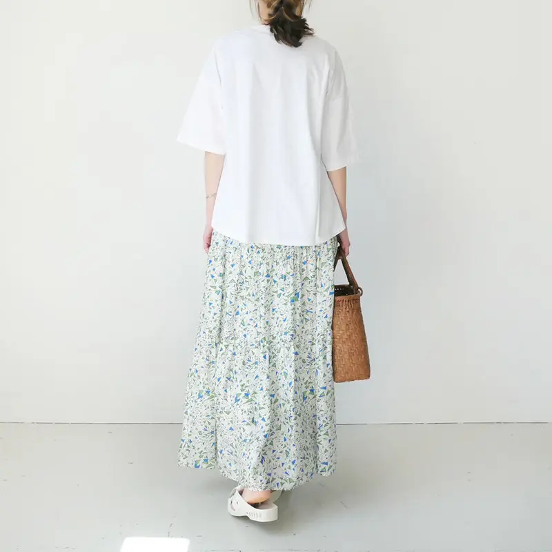 SACRA｜サクラ｜COMPACT FINE COTTON TOPS｜ファインコットン Tシャ...