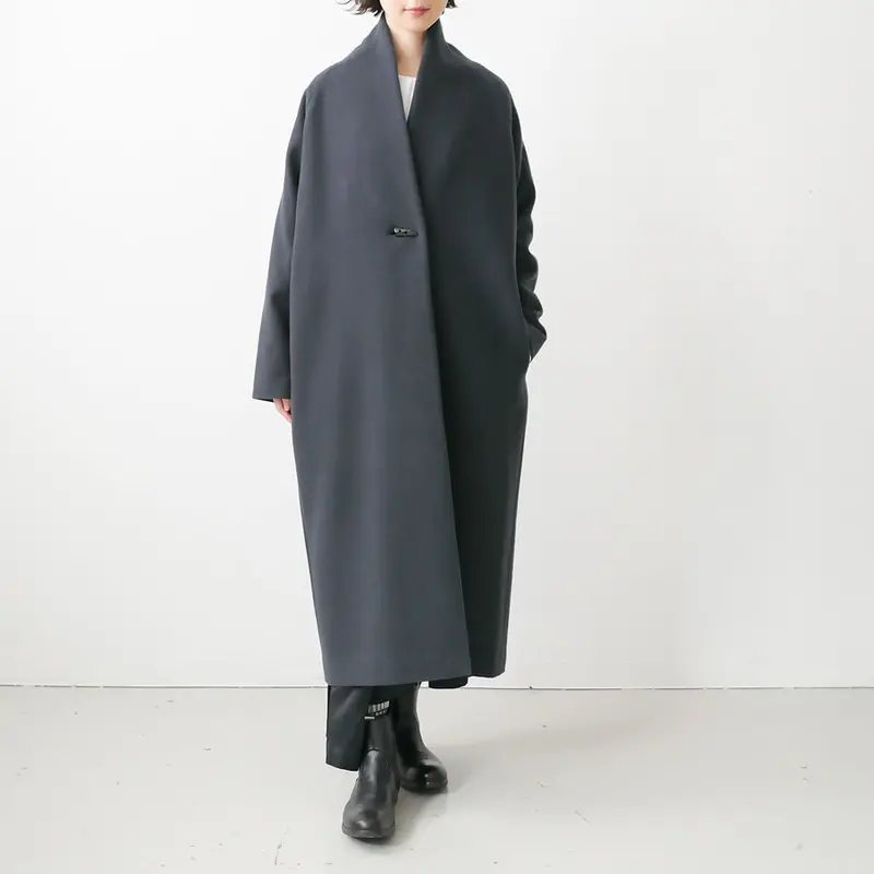 saqui サキ　モヘアノーカラーコート　38 クラシックの香りをまとう saqui（サキ）の美しいコート／2019年
