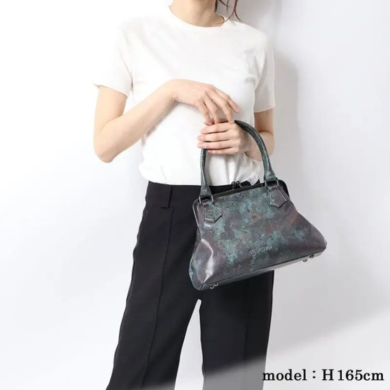 海外 廃番品 アルセラピィartherapie 2way トランク ハンドバッグ