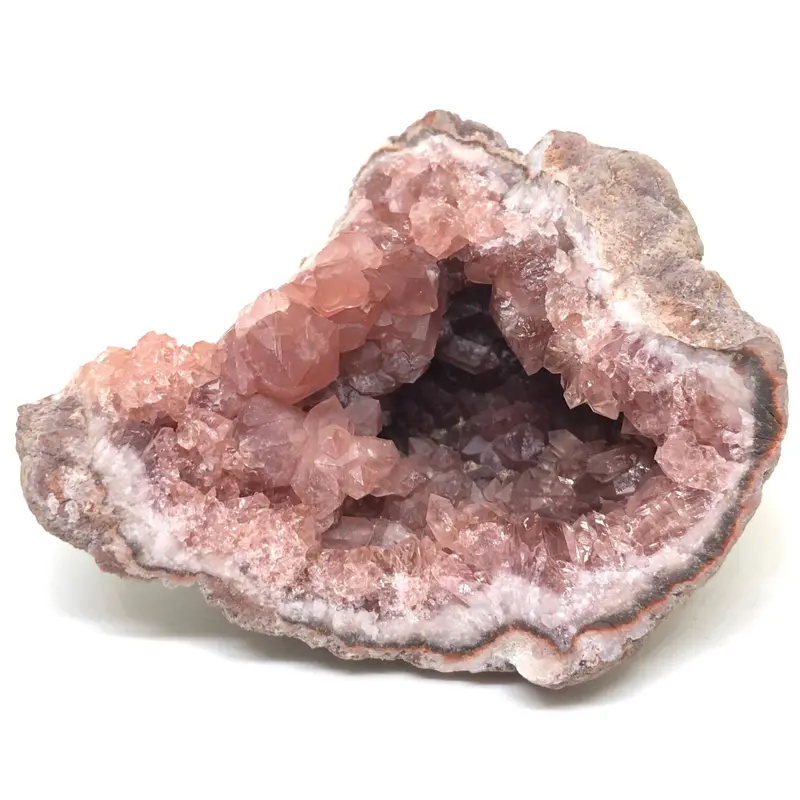 2017年新産鉱物!】アルゼンチン産ピンクアメジストジオード【115.05g