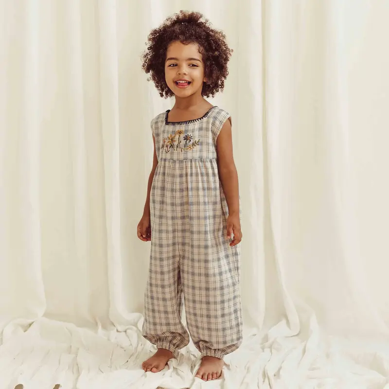 LiiLU / Kaio Romper - tattersall check | hi heidi
