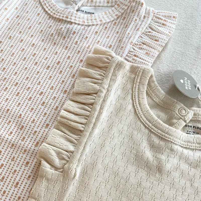 SOOR PLOOM / Frill Tee - Natural Pointelle | hi...