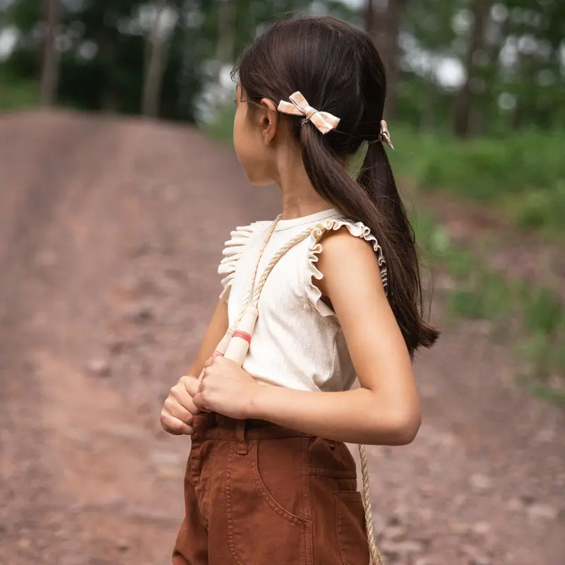 SOOR PLOOM / Frill Tee - Natural Pointelle | hi...