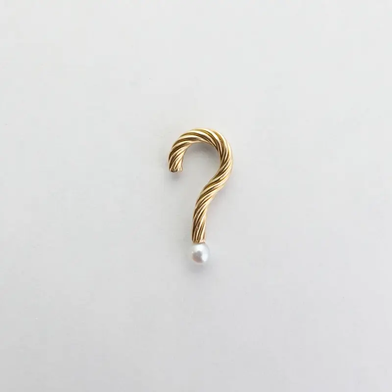 single earring / ハテナピアス（片耳） | himie [ヒーミー]
