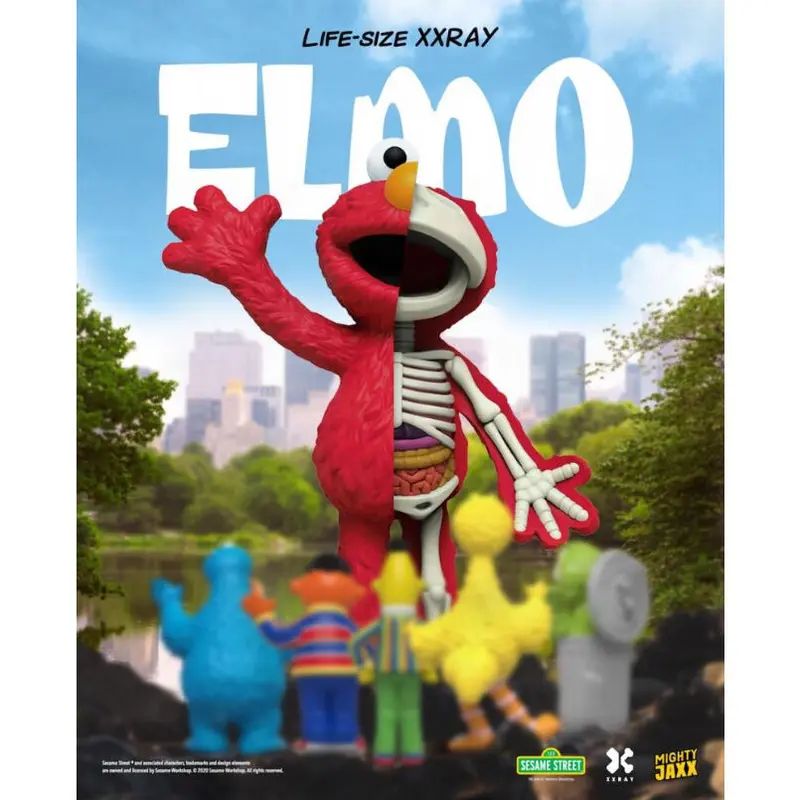 Life-Size XXRAY Elmo jason freeny | Hunt Tokyo