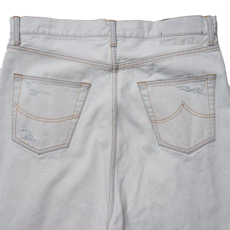 doublet DESTROYED DENIM PANTS(WHITE) 23SS05PT21...