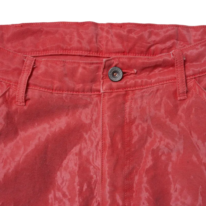 doublet PIGMENT DYEING PANTS(RED) 23SS12PT222...