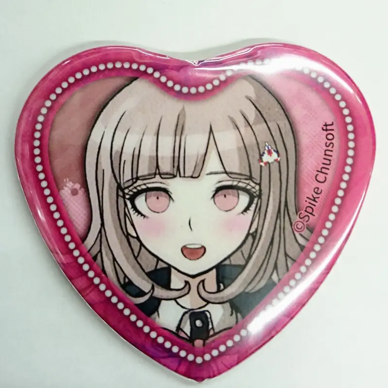 ダンガンロンパ ナンジャタウン テレ顔 ハート 缶バッジ 七海千秋