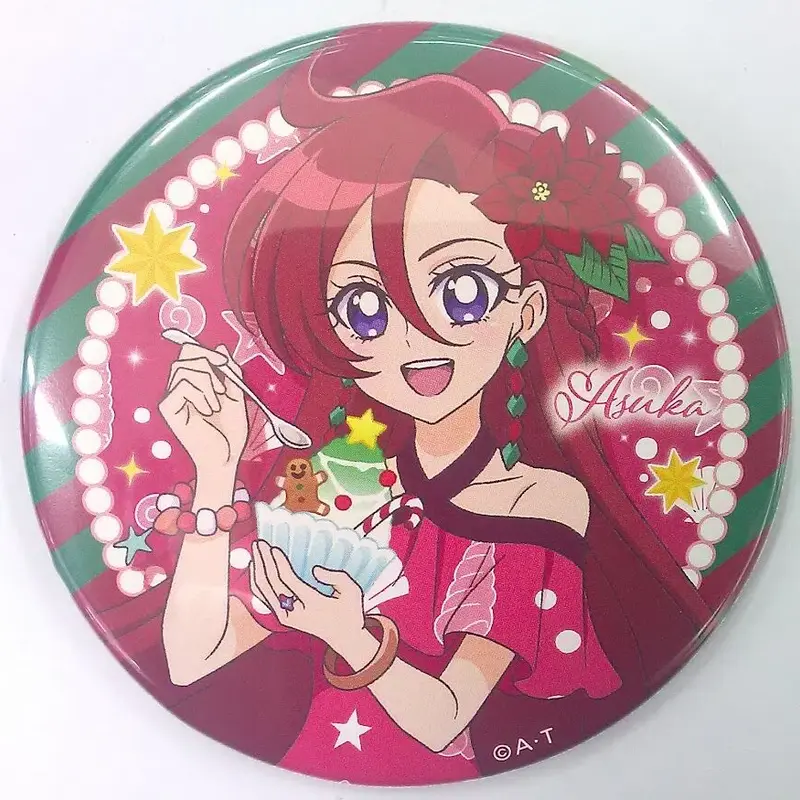 キュアフラミンゴ 滝沢あすか 缶バッジ 即購入可】プリキュア 滝沢あすか キュアフラミンゴ