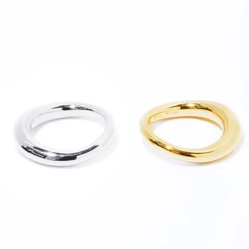 イリスフォーセブン】W warp ring / silver&gold