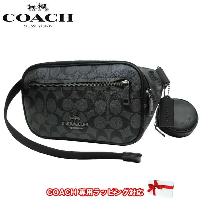 コーチ ショルダーバッグ ウエストポーチ COACH シグネチャー エリアス