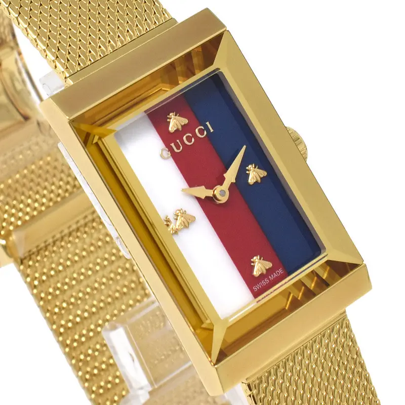 GUCCI グッチ YA147410 G FLAME Gフレーム マザー オブ パール 腕時計...