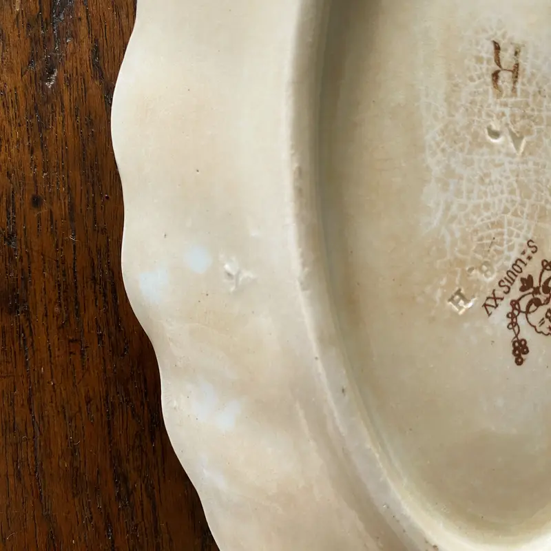 ヴィエイヤール ボルドー シェル型 ラヴィエ アンティーク 050107