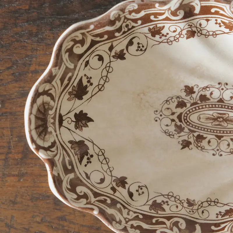 ヴィエイヤール ボルドー シェル型 ラヴィエ アンティーク 050107