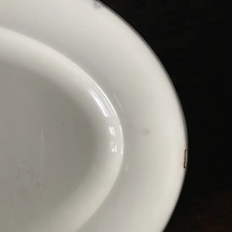 クレイユ＆モントロー オーバル プレート 小さめ アンティーク 050254