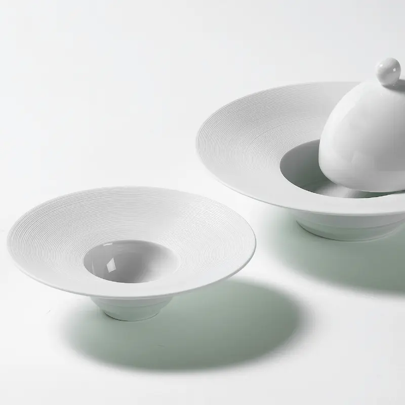 ジャン・ルイ・コケ J.L Coquet 白 深皿 プレート 希少デザイン! - 食器