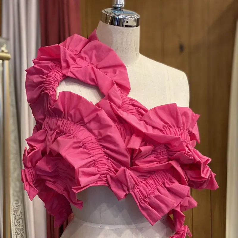 HOUGA 】kiki frill vest (ベスト) | 木宮商店 -蔵前-