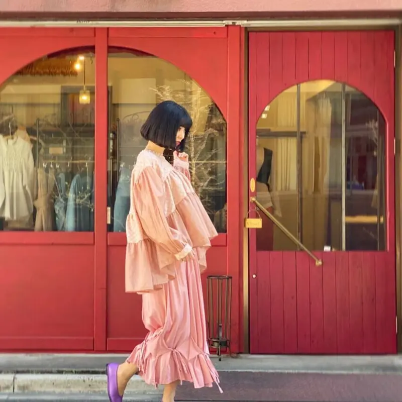 HOUGA 】poppy blouse (ブラウス) | 木宮商店 -蔵前-