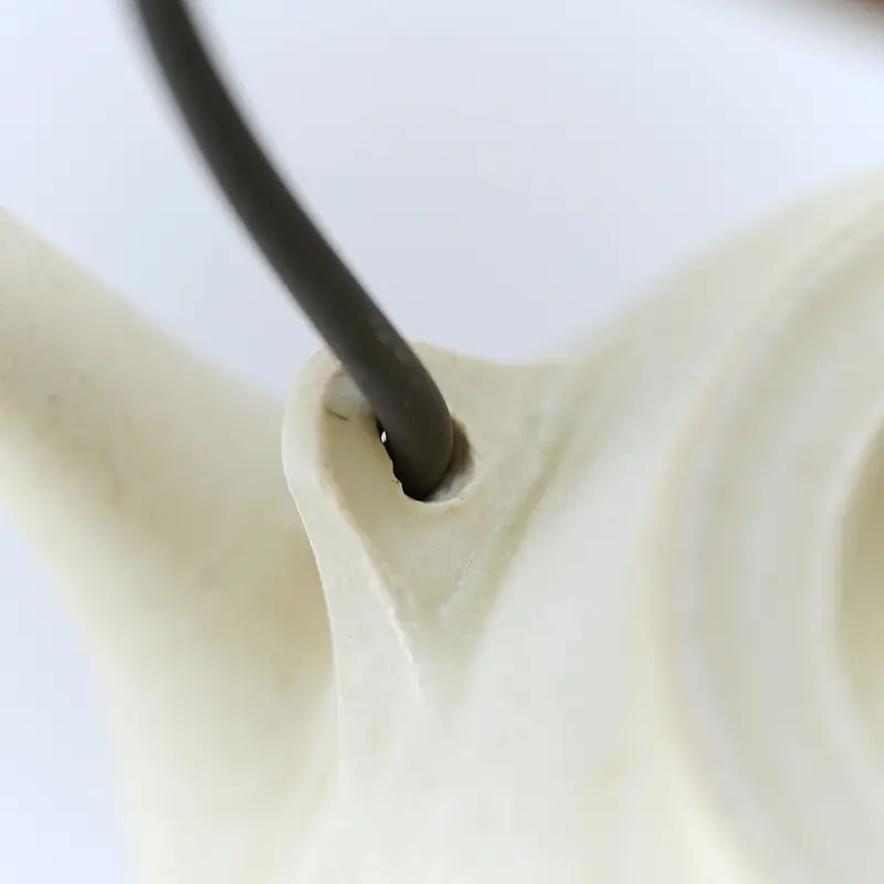 角掛政志・耐火土瓶 / 白 | 黄魚オンラインショップ