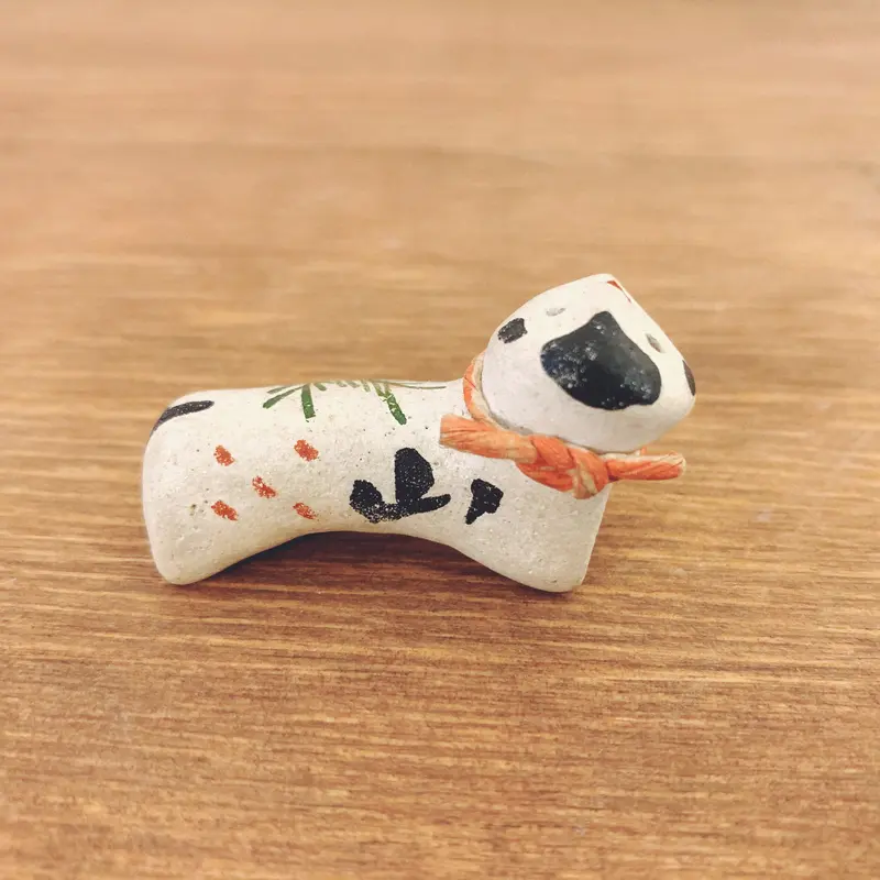 郷土玩具（東京都） 江戸犬張子・（いせ辰 作）【福犬】〈大〉