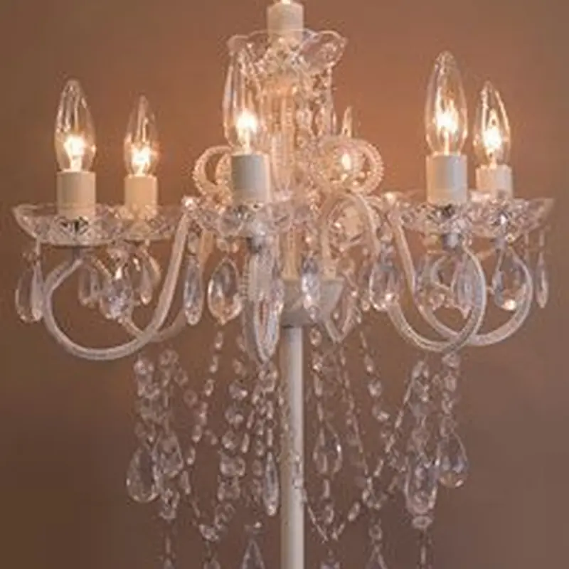 送関込 LED 7灯 フロアランプ アンティーク シャンデリア 照明 Christy