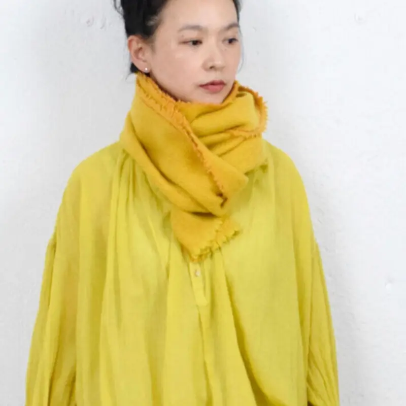 suzuki takayuki (スズキタカユキ) fulling stole カシミヤ100...