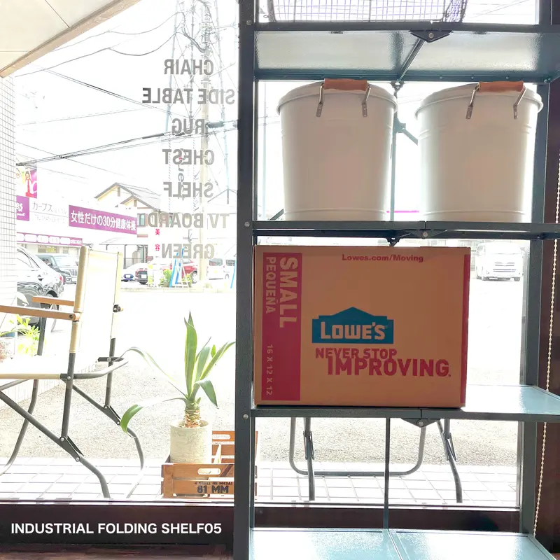 ◼️USED FURNITURE インダストリアル フォールディング 5段ラック