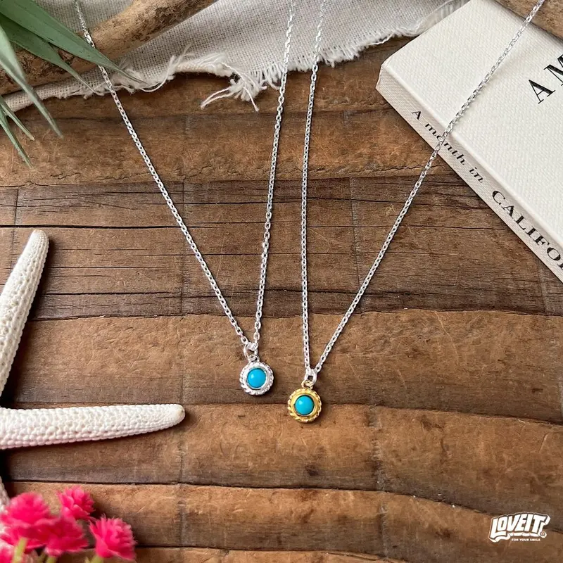 チェーン付き】tinyターコイズネックレス | LOVEIT《ラヴィット》世界