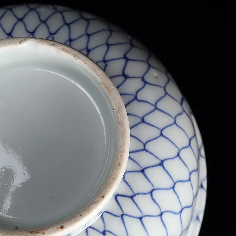 古伊万里 染付網目文片口鉢 | LYAN ARTS' Collection online shop