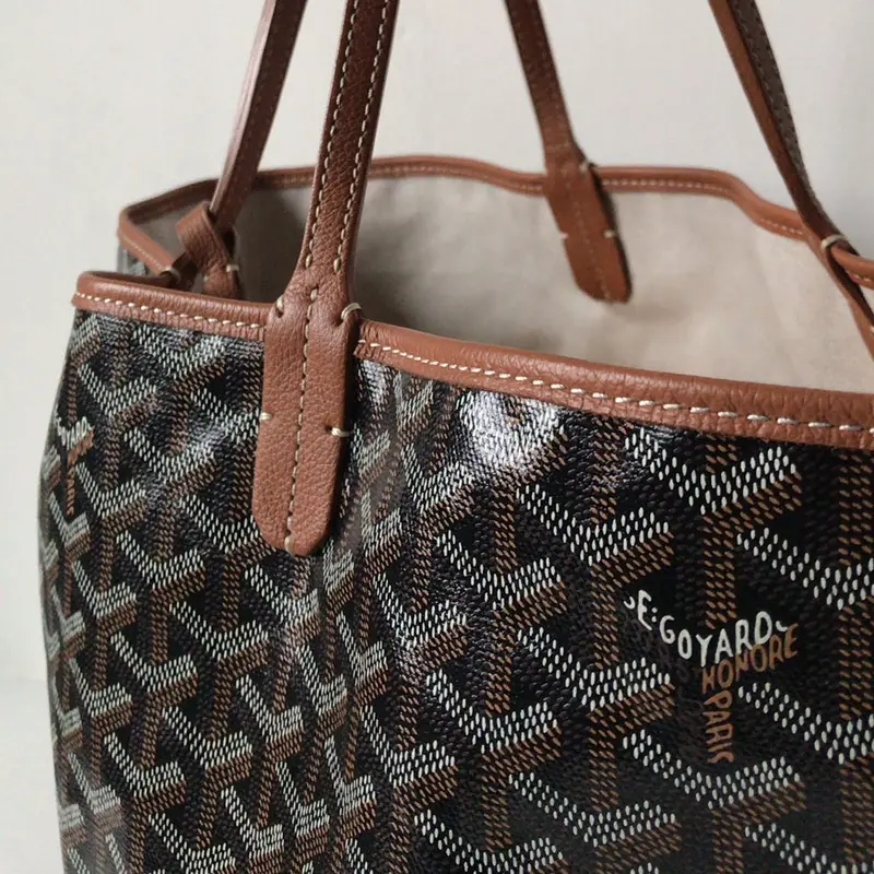 GOYARD ゴヤール　サンルイpm トートバッグ  ブラウン　ブラック