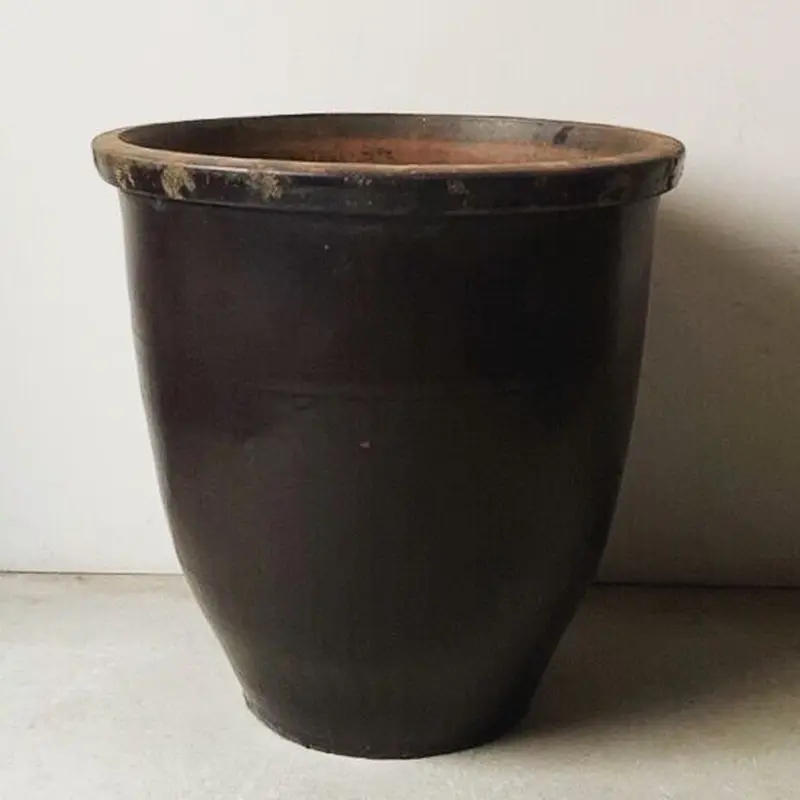 ET626] 特大 水瓶 かめ メダカ鉢 大甕 金魚鉢 ガーデニング 庭