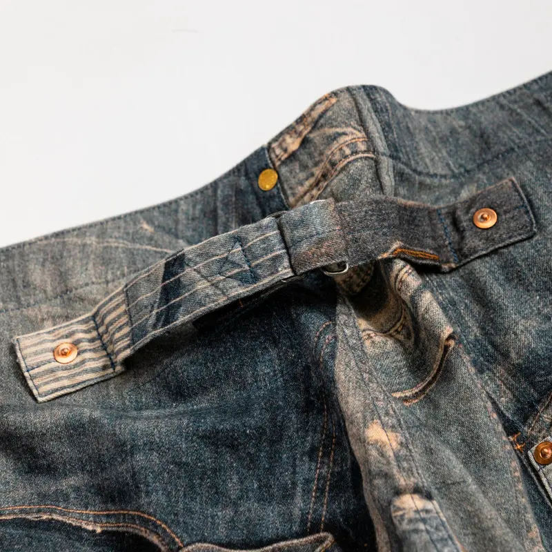 ANACHRONORM AN215 ARCHIVE DENIM COLLAGE CHINCH...