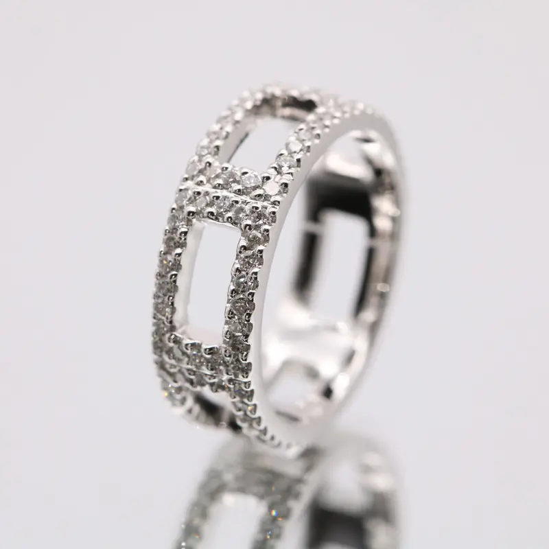 Pt950 Diamond LL Ring | LUXIS JEWELRY