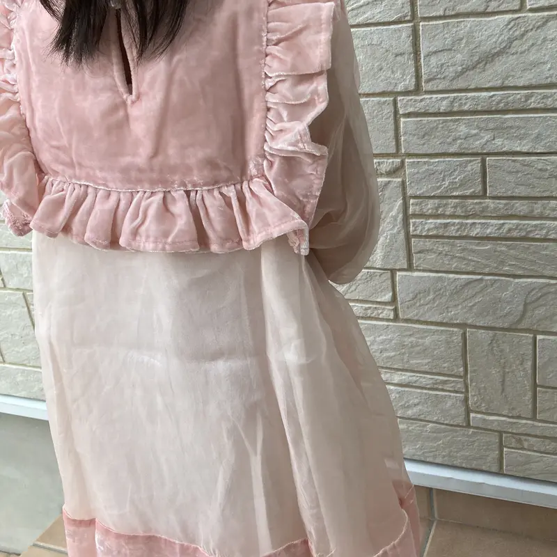Petite amalie】Velvet Organza Dress | MIK & CO