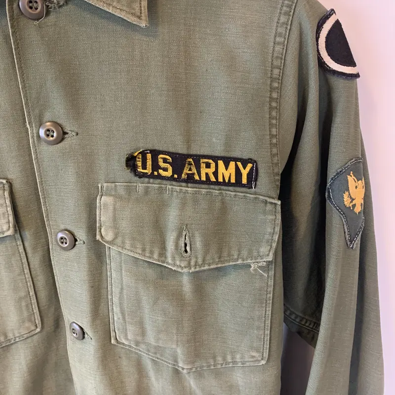 メール便可 2セットまで USARMY 70s utilitytrousers ボタンフライ