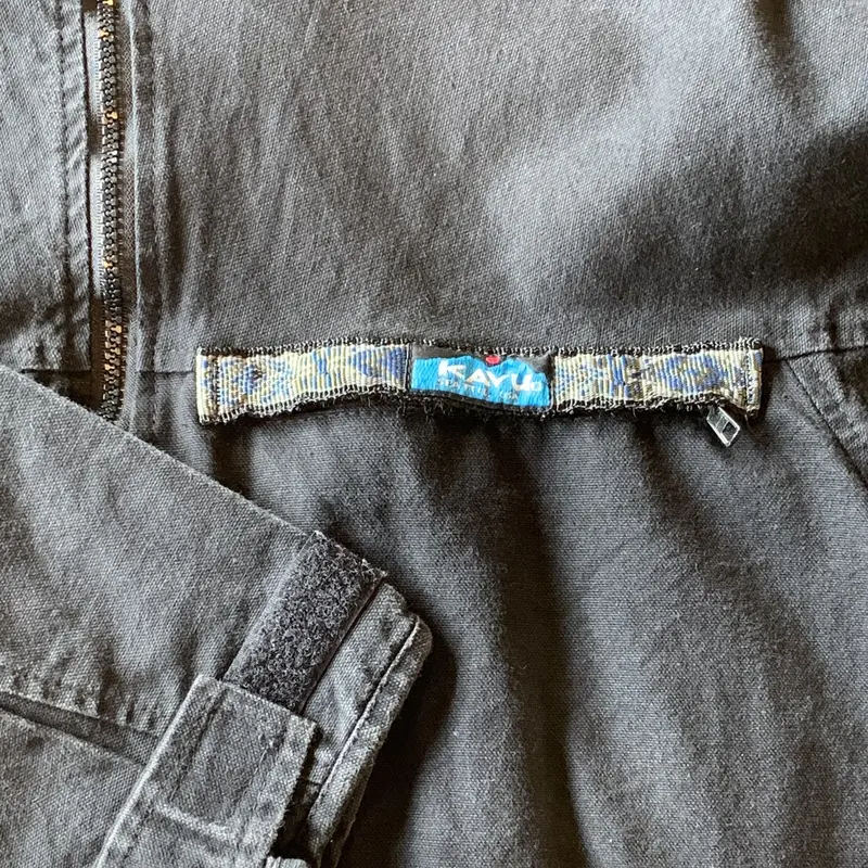 KAVU カブー スローシャツ USA製 90's 初期 ブラック | MILMOUNTAIN...