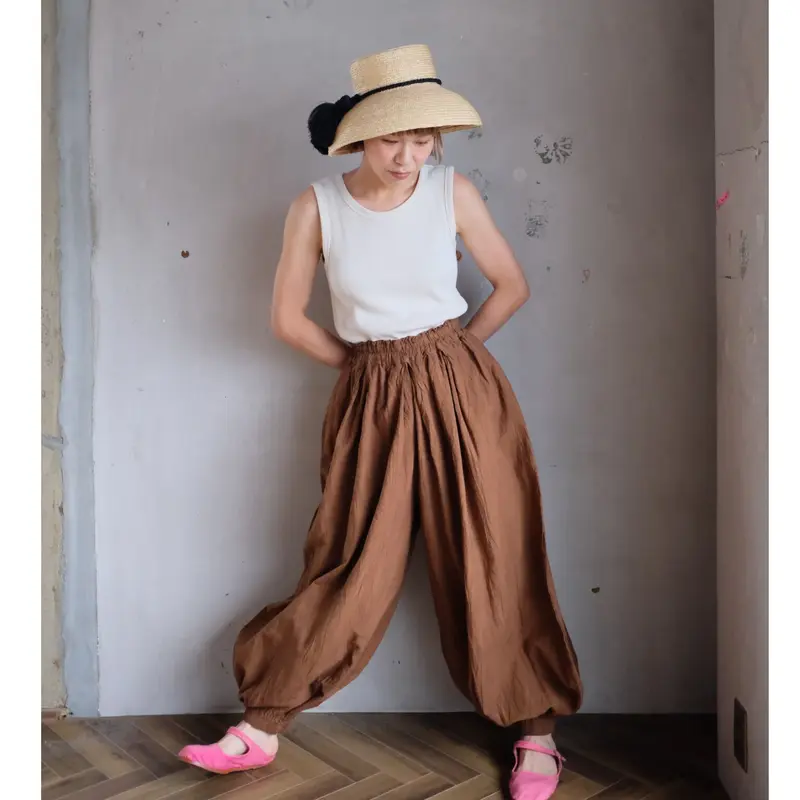 ヂェン先生の日常着レギュラーバルーンM ブラウン 春夏生地 | THE MISONO