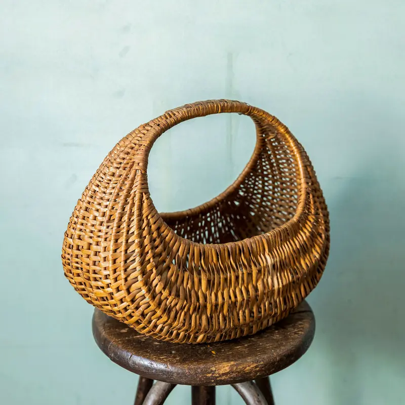 Panier|05フランスアンティーク60年代 クロワッサン パニエ M(60's
