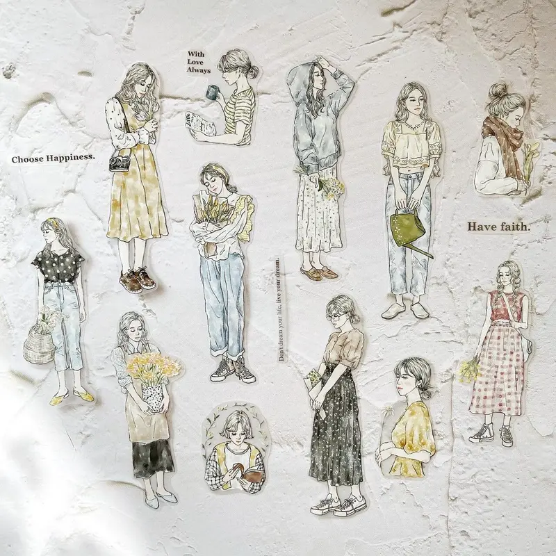 Pion マスキングテープ 《She》 [PI004] | Misty Classic | 海...