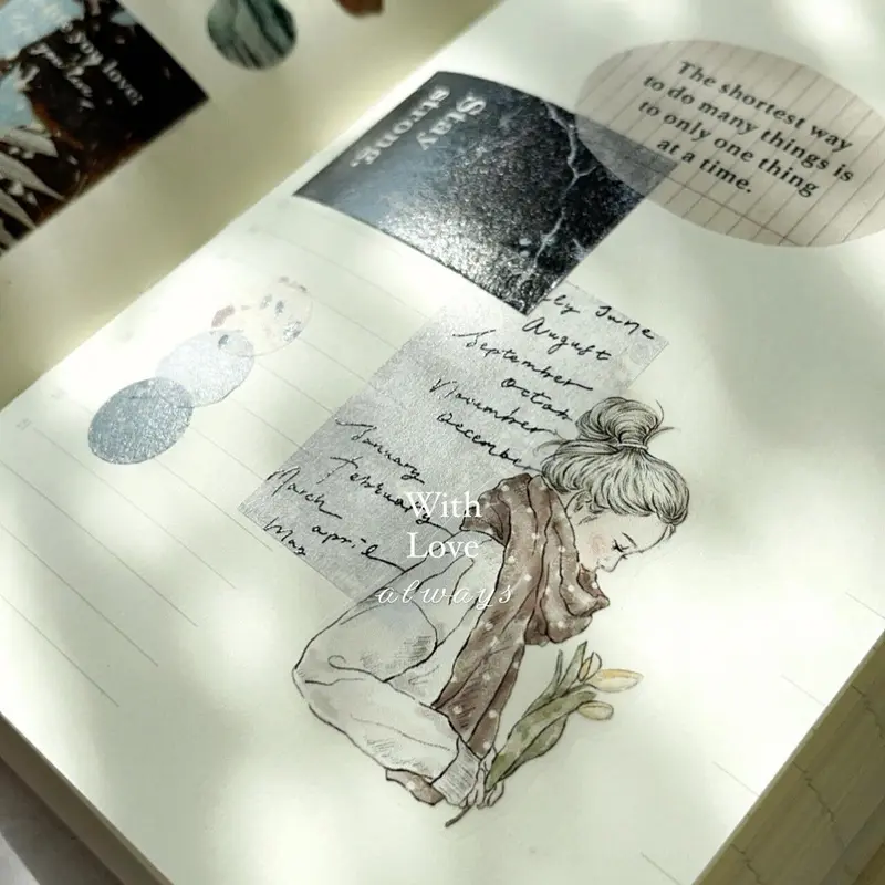 Pion マスキングテープ 《She》 [PI004] | Misty Classic | 海...