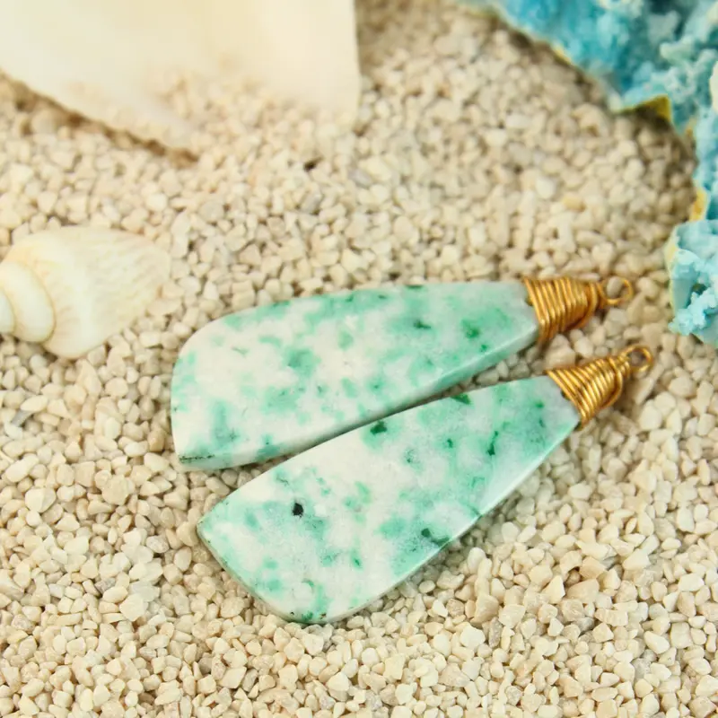 即納-96時間限定 人気希少石＊ブルーオパライズドウッド3点セット＊No