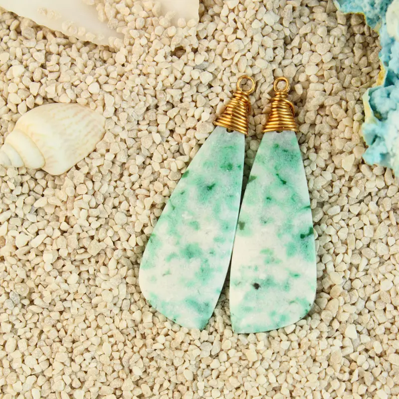 年末のプロモーション大特価！ 人気希少石＊ブルーオパライズウッド3点