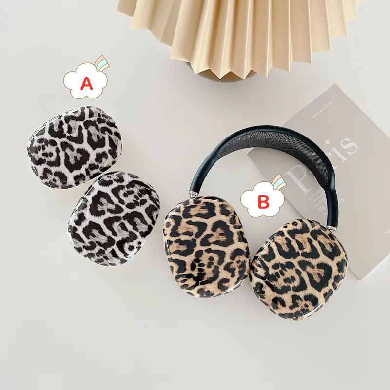 AirPods マックス専用ケース ヒョウ柄 可愛いAirPods Maxカバー