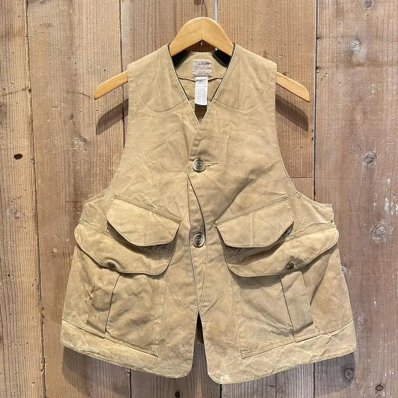 USA製 FILSON ハーフムーン オイルド ハンティングベスト | comonuevo