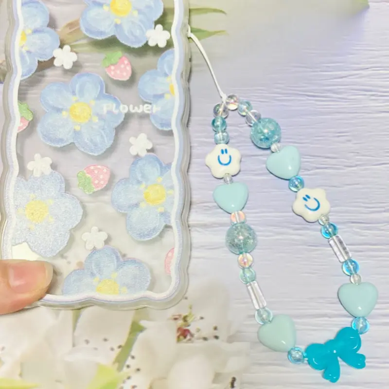 ビーズ ストラップ☆ハンドメイド